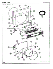 10 - Door (Lsg9900aal,Aaw,Abl,Abw) parts for Maytag Washer Dryer Combo LSG9900ABL from AppliancePartsPros.com