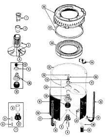 13 - Tub (Lsg9904aam) parts for Maytag Washer Dryer Combo LSG9904AAM from AppliancePartsPros.com
