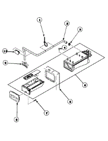 03 - Dispenser Assy parts for Amana Washer LTC85AW / PLTC85AW from AppliancePartsPros.com
