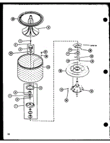 06 - Page 13 parts for Amana Washer LW1501 / P7762111W W from AppliancePartsPros.com