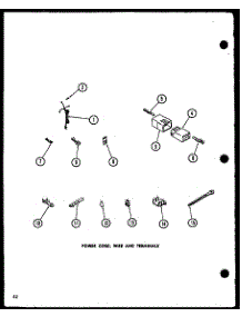 08 - Power Cord parts for Amana Washer LW1502 / P1110512W W from AppliancePartsPros.com
