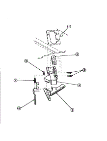 22 - Out-Of-Balance Switch parts for Amana Washer LW2001W2 / PLW2001W2 B from AppliancePartsPros.com