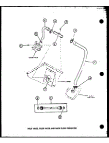 02 - Inlet Hose parts for Amana Washer LW2300 / P7762102W W from AppliancePartsPros.com