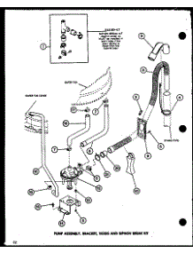 09 - Pump Assy parts for Amana Washer LW2300 / P7762102W W from AppliancePartsPros.com
