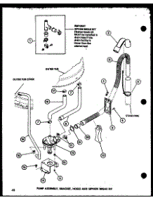 08 - Pump Assy parts for Amana Washer LW2403 / P7762127W W from AppliancePartsPros.com