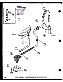 10 - Pump Assy parts for Amana Washer LW2501W / P1118404W W from AppliancePartsPros.com