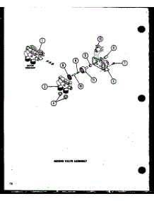 03 - Mixing Valve Assy parts for Amana Washer LW2603 / P1110504W W from AppliancePartsPros.com