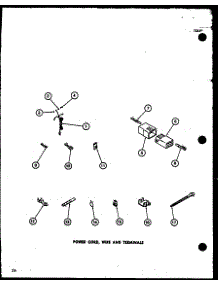 08 - Power Cord parts for Amana Washer LW2902 / P7804712W W from AppliancePartsPros.com