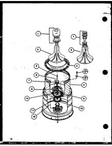 04 - Page 6 parts for Amana Washer LW3303G / P1128402W from AppliancePartsPros.com