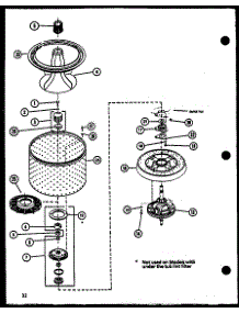05 - Page 14 parts for Amana Washer LW3403L / P1118421W L from AppliancePartsPros.com