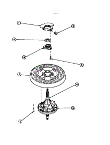 27 - Transmission Assy And Balance Ring parts for Amana Washer LW3503L2 / PLW3503L2 B from AppliancePartsPros.com