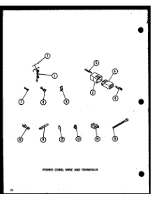 10 - Power Cord parts for Amana Washer LW3903L / P1122408W L from AppliancePartsPros.com