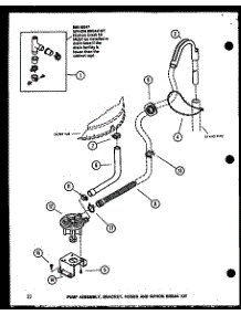 08 - Pump Assy parts for Amana Washer LW3903L / P1122404W L from AppliancePartsPros.com