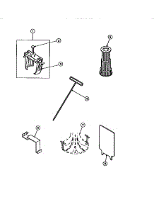 25 - Special Tools parts for Amana Washer LW6153WM / PLW6153WM B from AppliancePartsPros.com