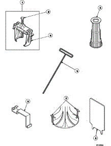 17 - Special Tools parts for Amana Washer LW6501W2B / PLW6501W2 B from AppliancePartsPros.com