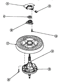 20 - Transmission Assy And Balance Ring parts for Amana Washer LW7563W2 / PLW7563W2 B from AppliancePartsPros.com