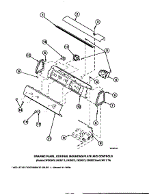 09 - Graphic Panel, Ctrl Mtg Plate And Ctrls parts for Amana Washer LW8203L2 / PLW8203L2 A from AppliancePartsPros.com