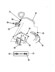 17 - Inlet / Fill Hose & Mixing Vlv Mtg Brkt parts for Amana Washer LW8203L2 / PLW8203L2 B from AppliancePartsPros.com
