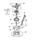 04 - Brg Hsg / Brake Pulley & Pivot Dome