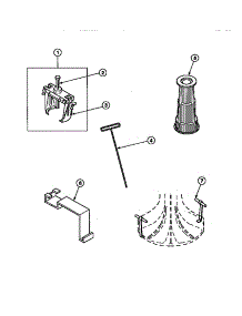 25 - Special Tools parts for Amana Washer LW8252W2 / PLW8252W2 B from AppliancePartsPros.com
