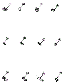 19 - Terminals parts for Amana Washer LW8363W2 / PLW8363W2 B from AppliancePartsPros.com
