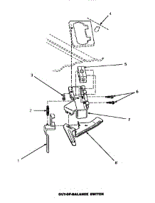 13 - Out-Of-Balance Switch parts for Amana Washer LW8463W2 / PLW8463W2 A from AppliancePartsPros.com