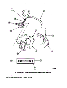 17 - Inlet / Fill Hose & Mixing Vlv Mtg Brkt parts for Amana Washer LW9203L2 / PLW9203L2 A from AppliancePartsPros.com