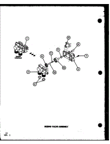 03 - Mixing Valve Assy parts for Amana Washer LWD250 / P7762107W W from AppliancePartsPros.com