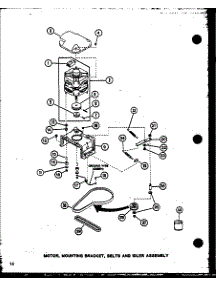 04 - Motor parts for Amana Washer LWD352 / P7762114W W from AppliancePartsPros.com