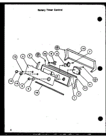 07 - Rotary Timer Control parts for Amana Washer LWD352W / P1122913W from AppliancePartsPros.com