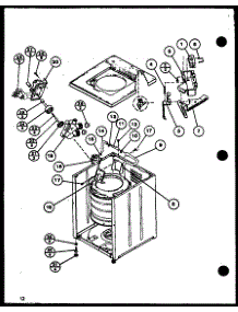 02 - Page 4 parts for Amana Washer LWD353W / P1122915W from AppliancePartsPros.com