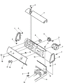 05 - Control Panel parts for Amana Washer LWD35AW / PLWD35AW from AppliancePartsPros.com