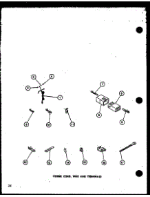 08 - Power Cord parts for Amana Washer LWD453 / P7762130W W from AppliancePartsPros.com