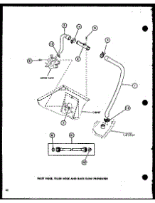 02 - Inlet Hose parts for Amana Washer LWD650 / P7804704W W from AppliancePartsPros.com