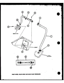 02 - Inlet Hose parts for Amana Washer LWD662 / P7804723W W from AppliancePartsPros.com