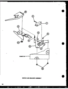 10 - Switch And Bracket Assy parts for Amana Washer LWD773 / P7804717W W from AppliancePartsPros.com