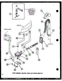 09 - Pump Assy parts for Amana Washer LWD973 / P7804718W from AppliancePartsPros.com