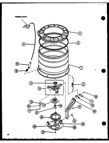 08 - Page 8 parts for Amana Washer LWD973L / P1122804W L from AppliancePartsPros.com