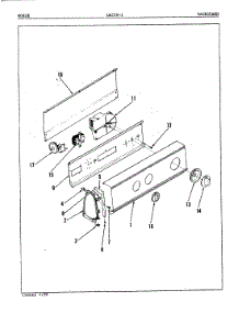 02 - Control Panel (Orig. Rev. A) parts for Norge Washer LWJ202H from AppliancePartsPros.com