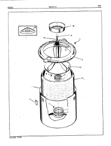04 - Tub (Orig. Rev. A) parts for Norge Washer LWJ202H from AppliancePartsPros.com