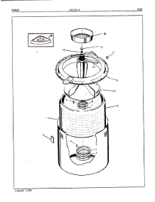 05 - Tub (Orig. Rev. A) parts for Norge Washer LWJ206W from AppliancePartsPros.com