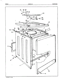 03 - Exterior (Orig. Rev. A) parts for Norge Washer LWJ256W from AppliancePartsPros.com
