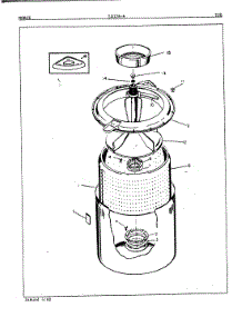 04 - Tub (Orig. Rev. A) parts for Norge Washer LWJ266H from AppliancePartsPros.com