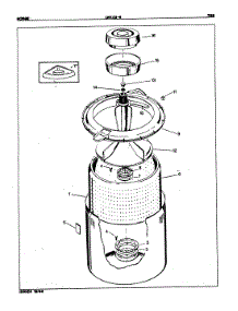 04 - Tub (Orig. Rev. A) parts for Norge Washer LWK206H from AppliancePartsPros.com