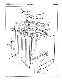 03 - Exterior (Orig. Rev. A) parts for Norge Washer LWK206NC from AppliancePartsPros.com