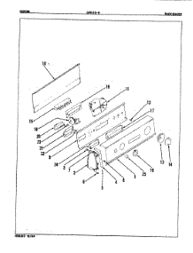 02 - Control Panel (Orig. Rev. A) parts for Norge Washer LWK208A from AppliancePartsPros.com
