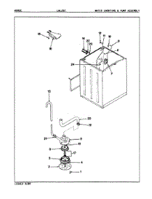 05 - Water Carrying & Pump (Orig. Rev. A) parts for Norge Washer LWL202A from AppliancePartsPros.com