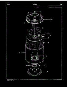 04 - Tub (Orig. Rev. A) parts for Norge Washer LWL202H from AppliancePartsPros.com