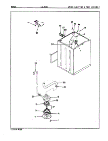 05 - Water Carrying & Pump (Orig. Rev. A) parts for Norge Washer LWL202HC from AppliancePartsPros.com