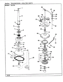 08 - Transmission & Related Parts (Rev. G-L) parts for Norge Washer LWL253A from AppliancePartsPros.com
